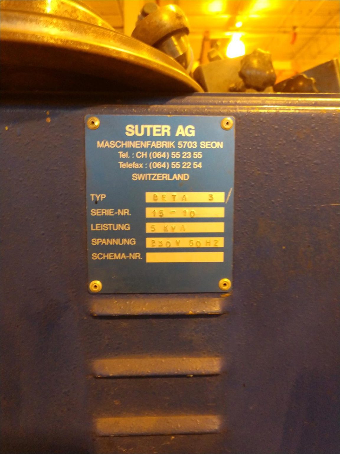 Used Suter Gore Locker Machine - PPI Used Machines